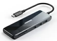 Разветвитель Ugreen USB-C CM314, серый