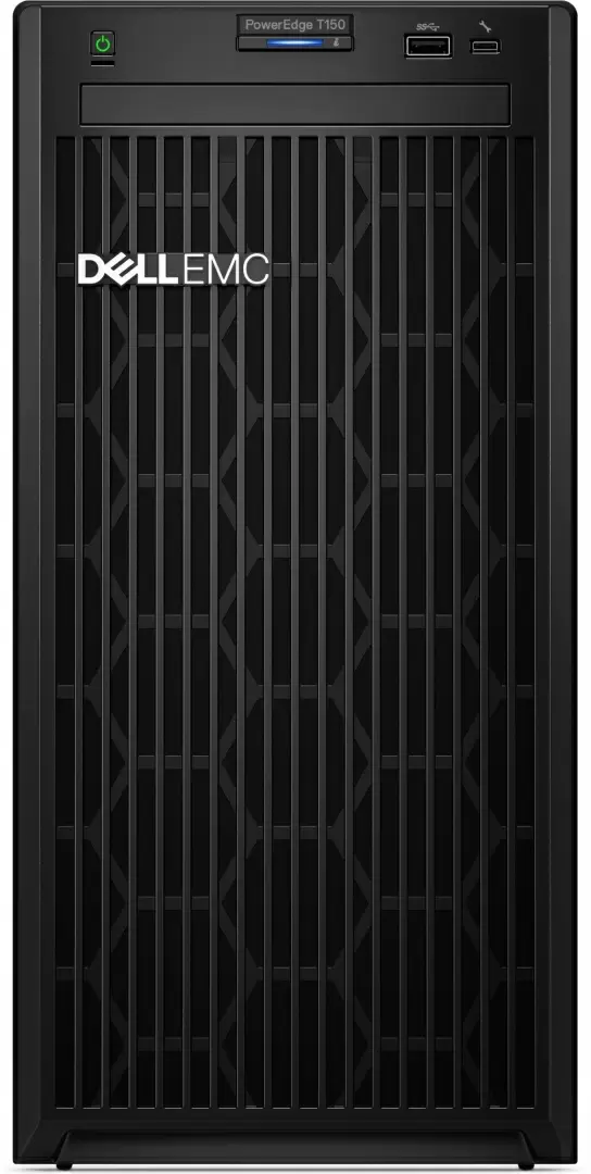 Сервер Dell PowerEdge T150 Tower (E-2336/2x16GB/2TB), черный