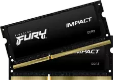 Оперативная память SO-DIMM Kingston Fury Impact 8GB (2x4GB) DDR3L-1600MHz, CL9, 1.35V or 1.5V