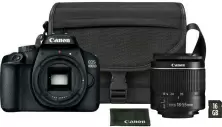 Зеркальный фотоаппарат Canon EOS 4000D + EF-S 18-55mm III + SB130 + 16GB SD Card, черный