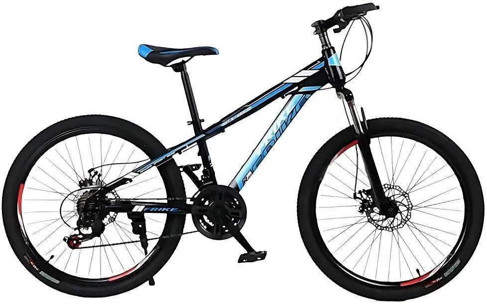 Велосипед Frike TY-MTB 24, черный/синий