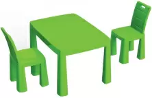 Set măsuță + 2 scaune Doloni 04680/2, verde