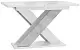 Стол Prospero Xao 160, белый глянец/бетон