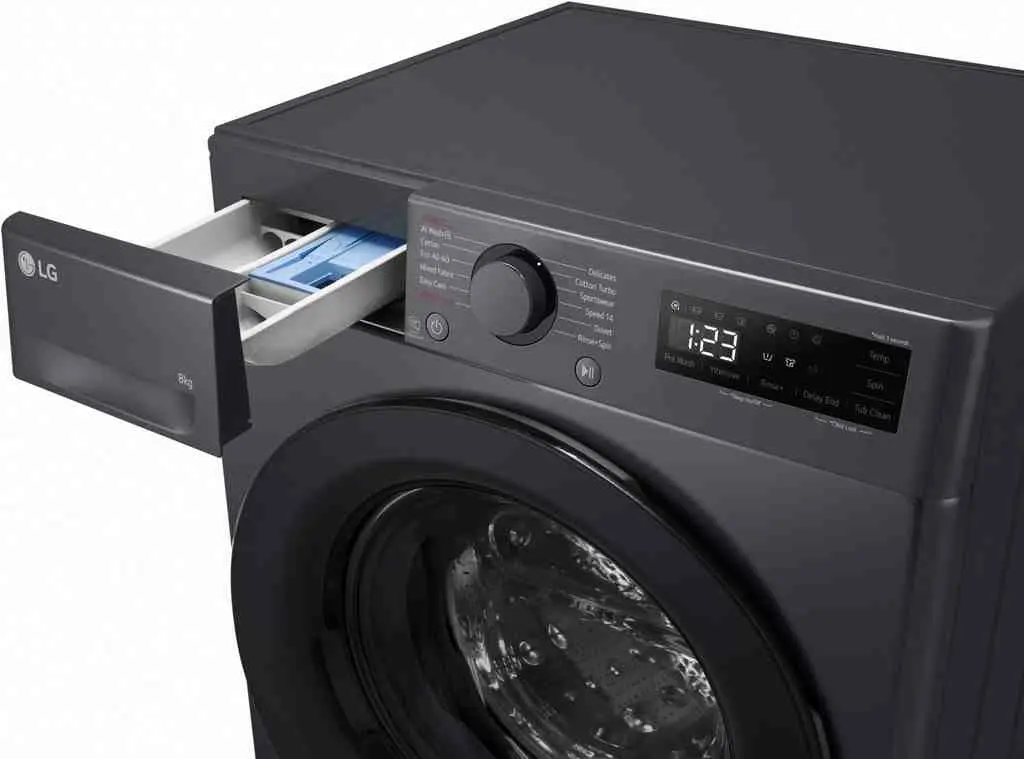 Maşină de spălat rufe LG F2WR508SBM, negru pe tehnoparc.md Maşină de spălat rufe LG F2WR508SBM, negru