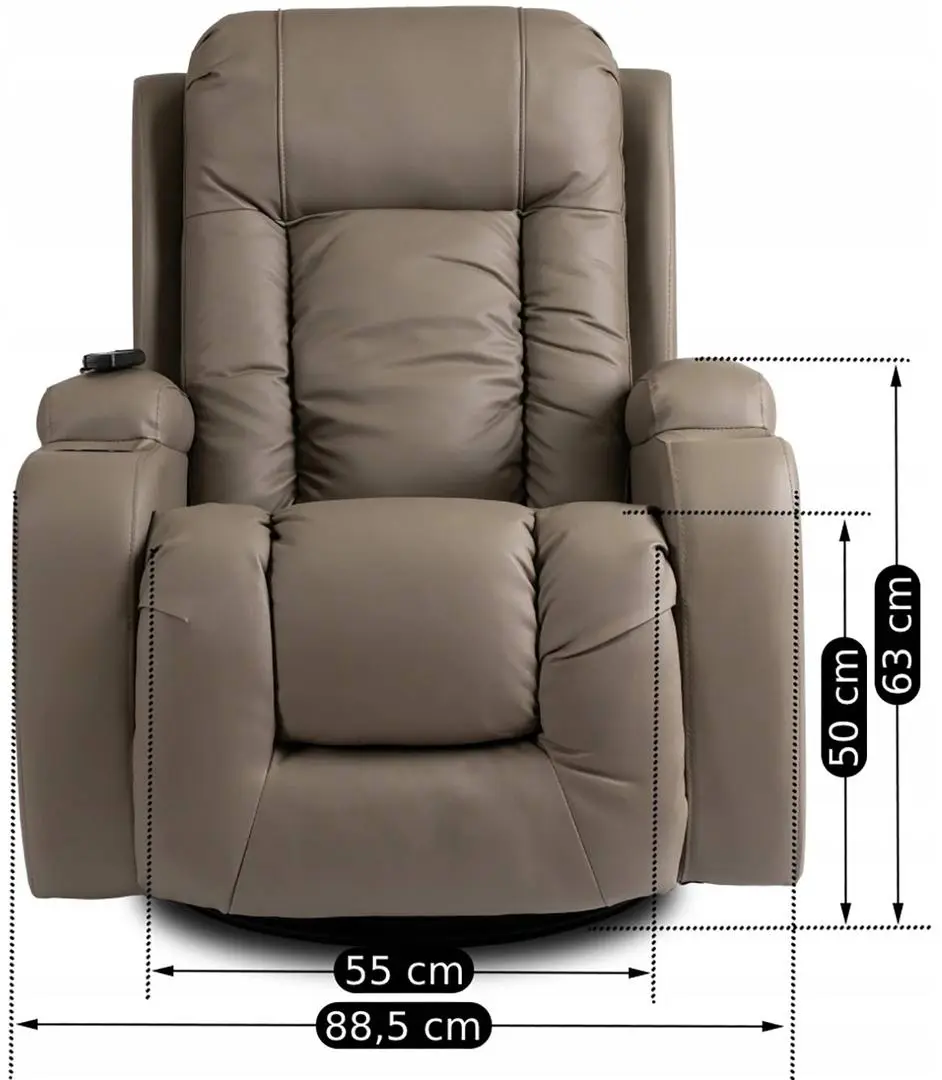 Fotoliu Mebel Elite Box, gri