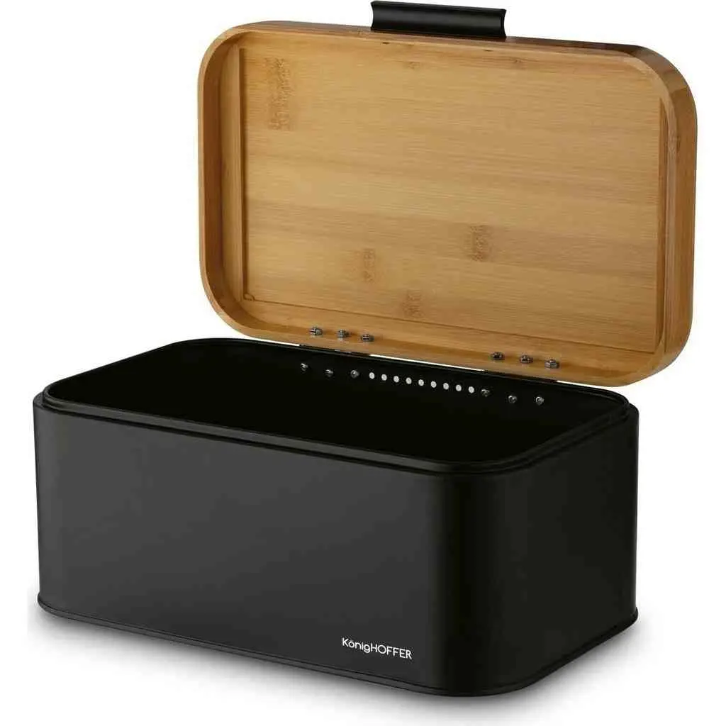 Coș pentru pâine Konighoffer Capri, negru pe tehnoparc.md Coș pentru pâine Konighoffer Capri, negru
