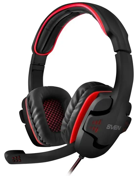 Наушники Sven AP-G855MV, черный/красный