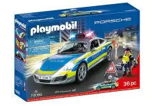 Set jucării Playmobil Porsche 911 Carrera 4S Police White