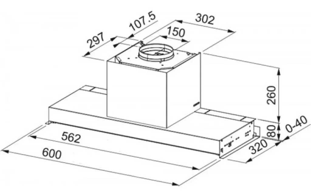 Вытяжка Franke FST DRIP-FREE 60 X/2 KL (305.0705.074), нержавеющая сталь