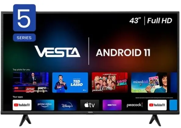 Televizor Vesta LD43H5202, negru pe tehnoparc.md Televizor Vesta LD43H5202, negru