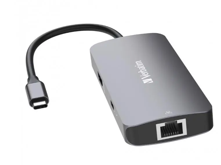 Multiplicator Verbatim 5-in-1 USB-C Pro CMH-05, gri