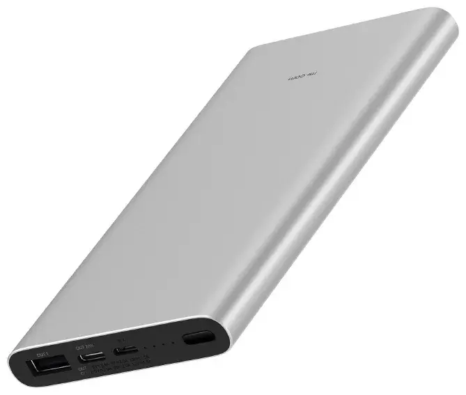 Acumulator Xiaomi Mi Power Bank 3, 10000 mAh, argintiu pe tehnoparc.md Acumulator Xiaomi Mi Power Bank 3, 10000 mAh, argintiu