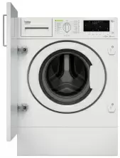Maşină de spălat rufe încorporabilă Beko HITV8736B0HT, alb