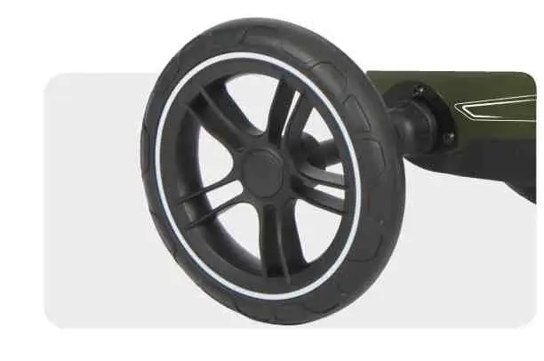 Kart cu pedale Qplay Gokart Haki, verde