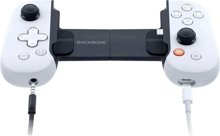 Gamepad Backbone One Lightning, alb