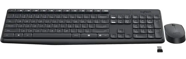 Комплект Logitech MK235 (RU), серый