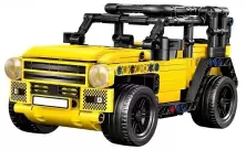 Constructor cu telecomandă Pingao Land Rover Defender 446 pcs, galben