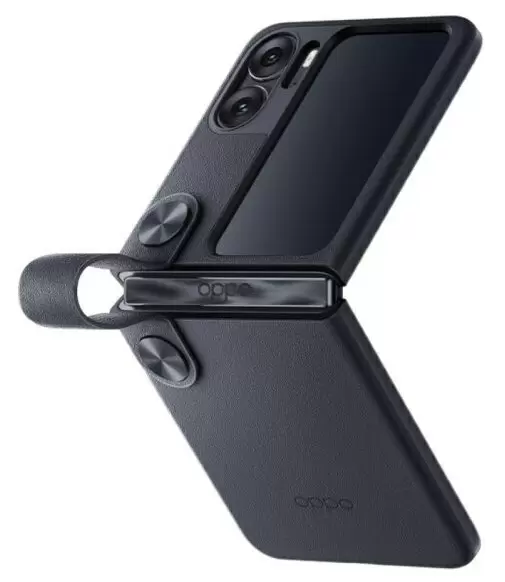 Husă de protecție Oppo Case Liquid Silicone Oppo Find N2 Flip, negru