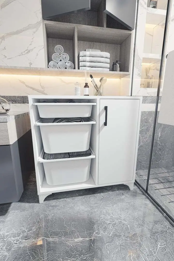 Container pentru jucării Fabulous 1D3S, alb