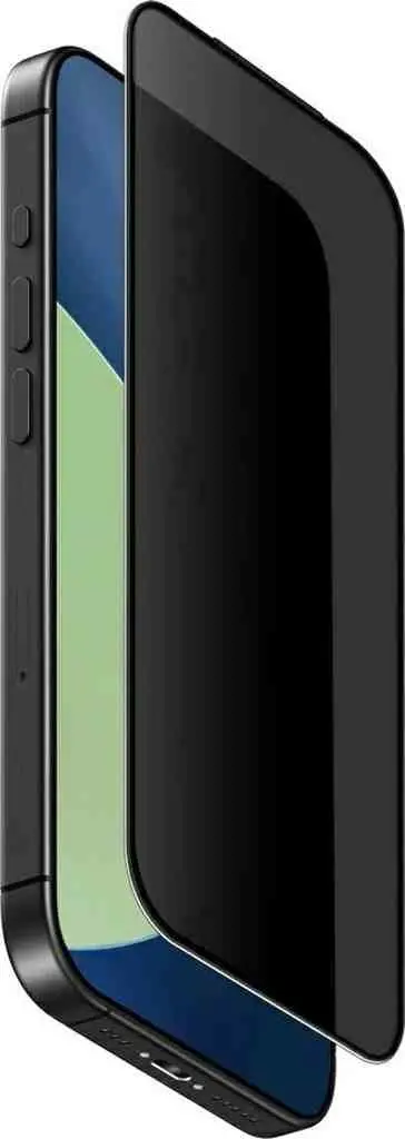 Защитное стекло Uniq Screen Protector for iPhone 17 Privacy Optix Covex Black