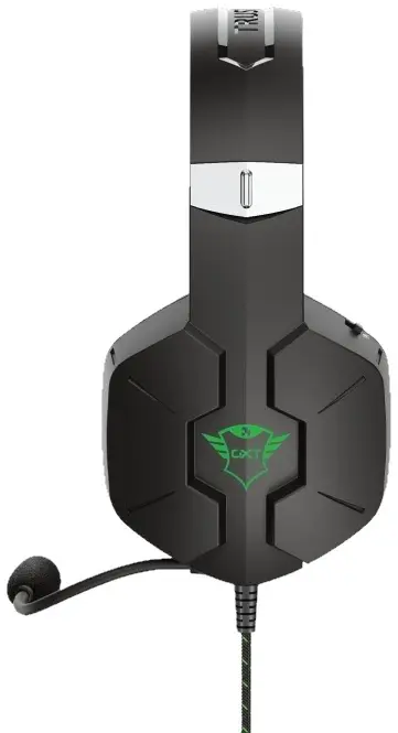 Căşti Trust GXT 323X Carus, negru/verde pe tehnoparc.md Căşti Trust GXT 323X Carus, negru/verde