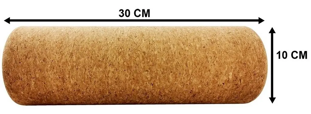Role pentru masaj Enero Cork Roller, cafeniu