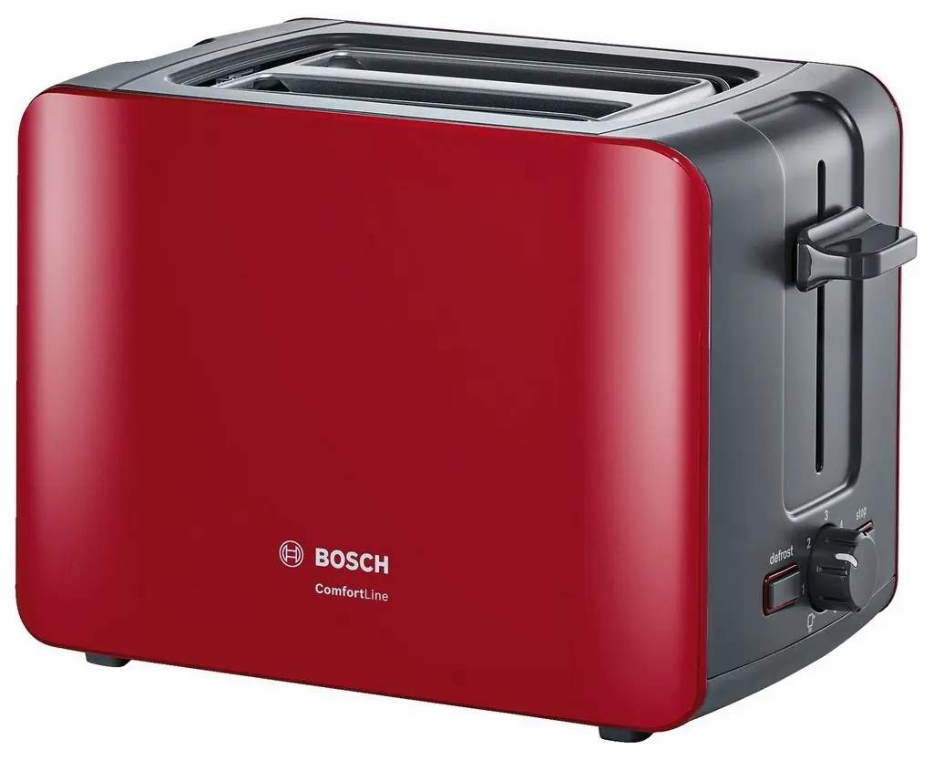 Тостер Bosch TAT6A114, красный