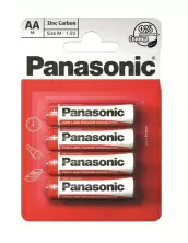 Батарейка Panasonic Zink Carbon AA, 4шт