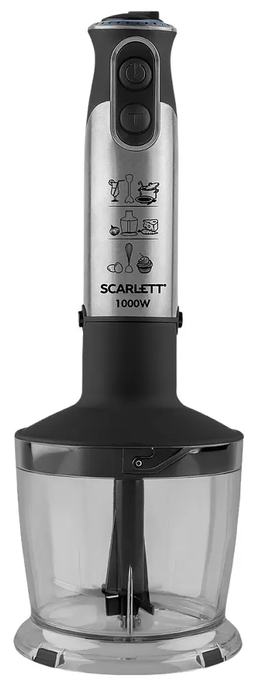 Blender Scarlett SC-HB42F50, negru/inox pe tehnoparc.md Blender Scarlett SC-HB42F50, negru/inox