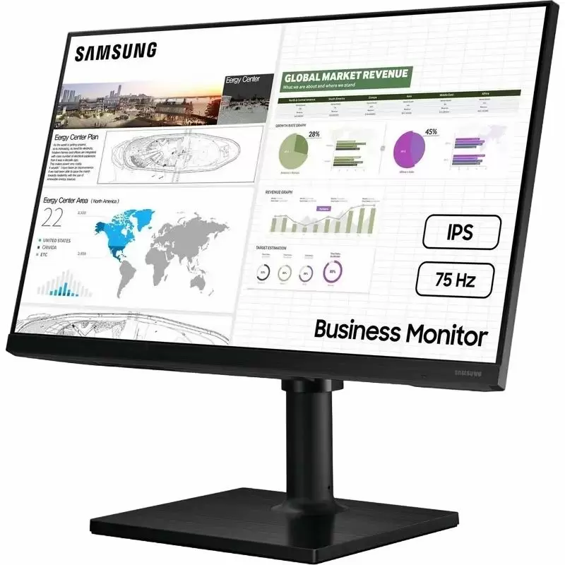 Monitor Samsung S24C430, gri închis