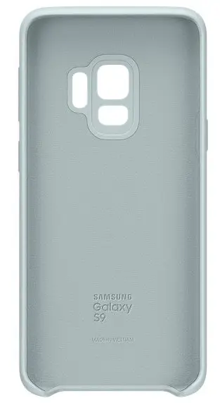 Чехол Samsung Silicone Cover Galaxy S9, синий