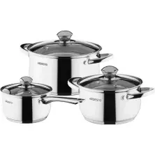 Set vase de gătit Ardesto AR1906PS, inox