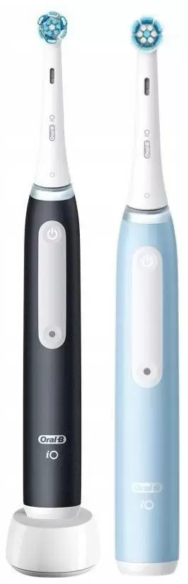 Электрическая зубная щетка Braun iO3 Duo Edition, черный/синий