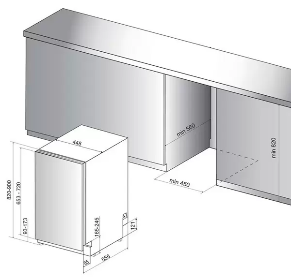 Maşină de spălat vase Hotpoint-Ariston HSIC 3M19 C