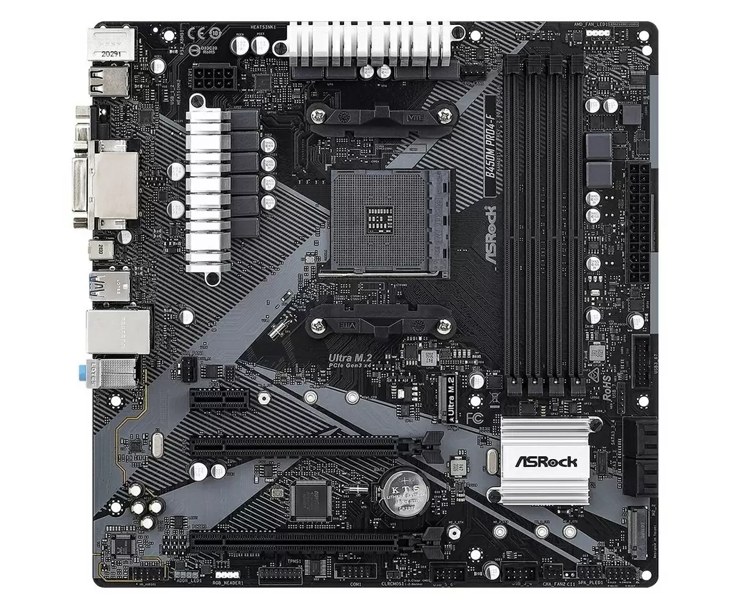 Placă de bază ASrock B450M Pro4-F R2.0