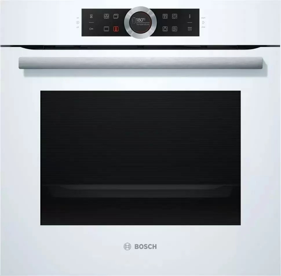 Электрический духовой шкаф Bosch HBG672BW1S, белый