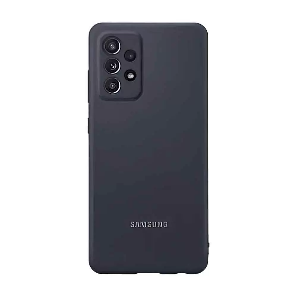 Husă de protecție Samsung Silicone Cover Galaxy A52, negru