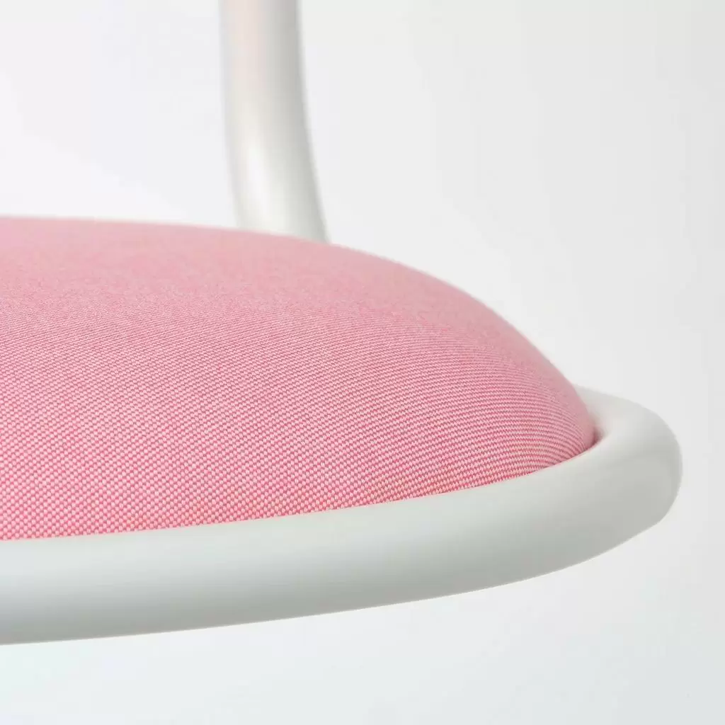 Scaun pentru copii IKEA Orfjall, alb/wissle roz