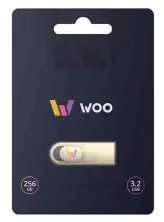 Flash USB WOO Chroma 256GB, argintiu