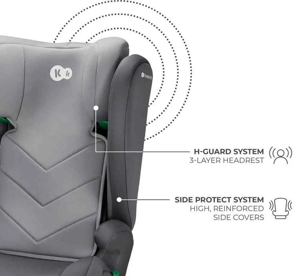 Детское автокресло KinderKraft I-Spark i-Size, серый