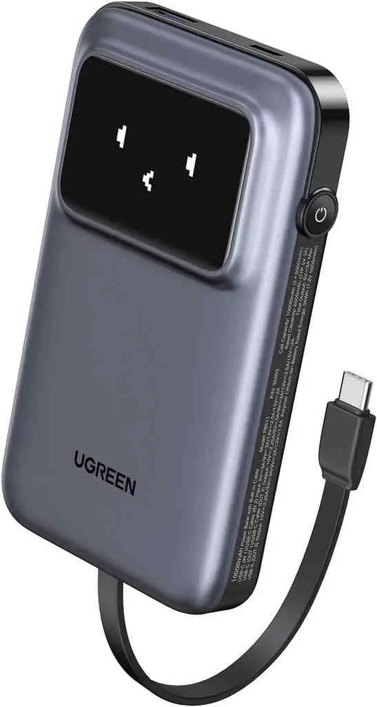 Acumulator extern Ugreen Uno Series 10000mAh, gri