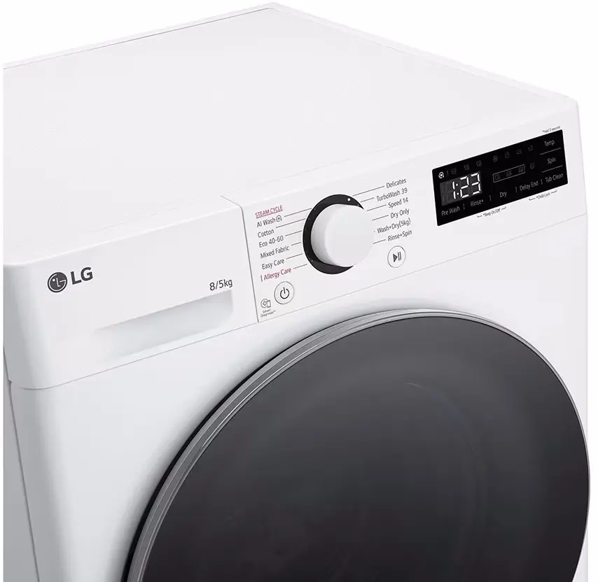 Maşină de spălat rufe LG F2DR508S1W, alb