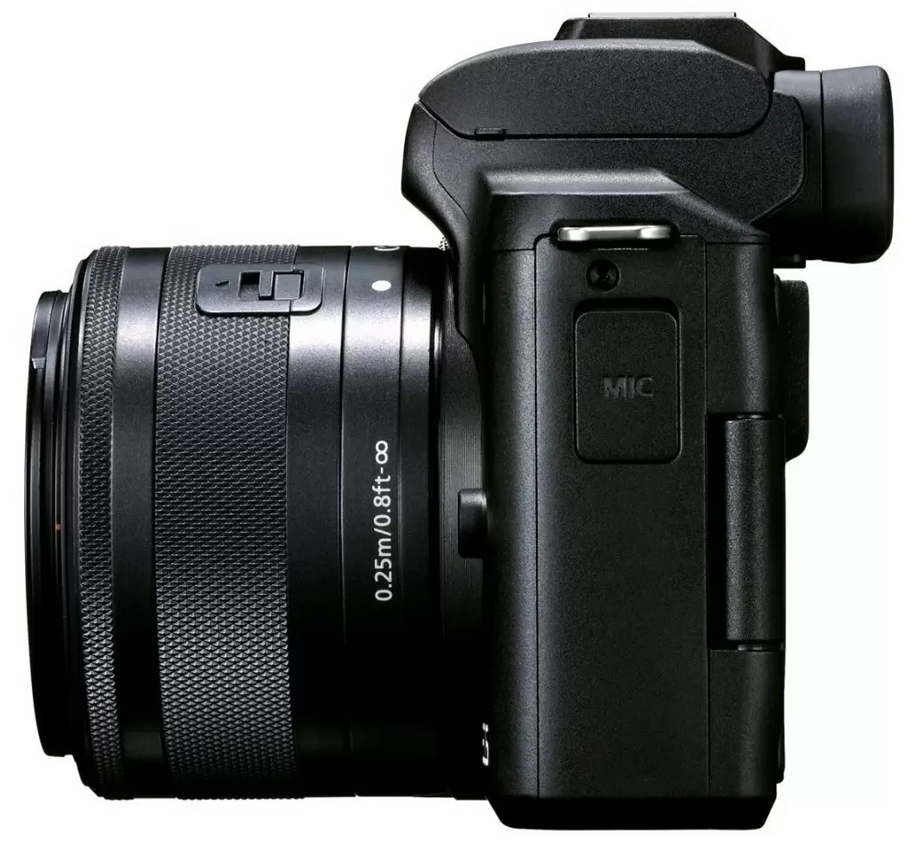 Системный фотоаппарат Canon EOS M50 Mark II + EF-M 15-45mm f/3.5-6.3 IS STM + EF-M 55-200mm f/4.5-6.3 IS STM Kit, черный