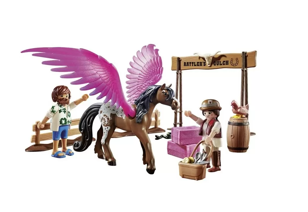 Игровой набор Playmobil Marla & Del with Pegasus