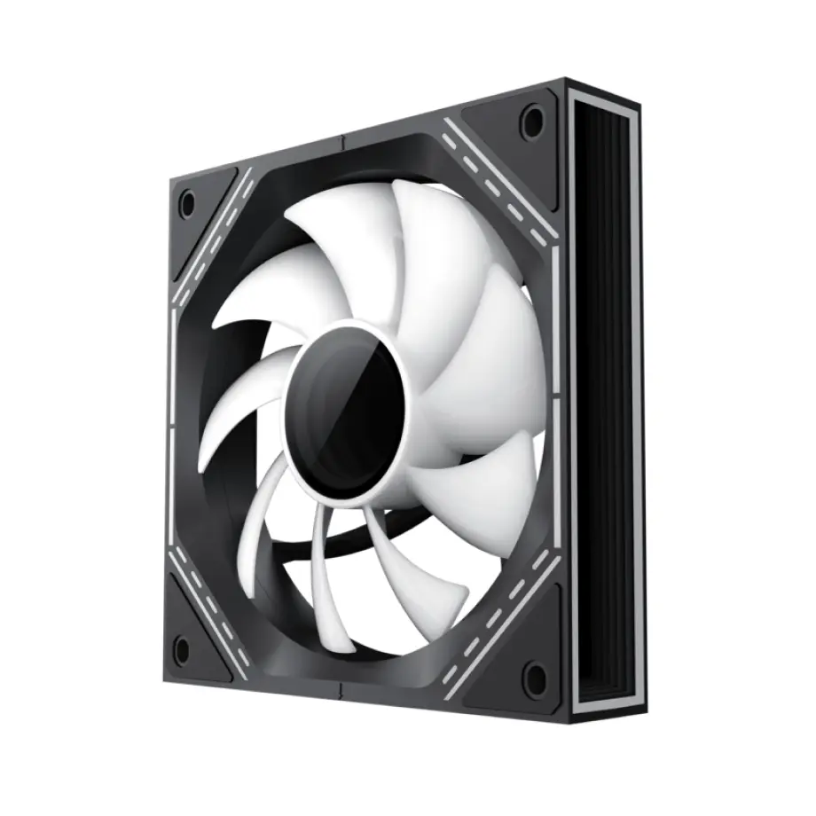 Ventilator de carcasă Gamemax FN12A-S3I, negru