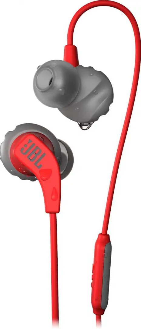 Наушники JBL Endurance Run, красный/серый