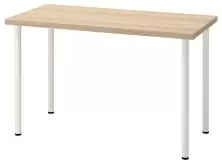 Письменный стол IKEA Lagkapten/Adils 120x60см, дуб античный/белый