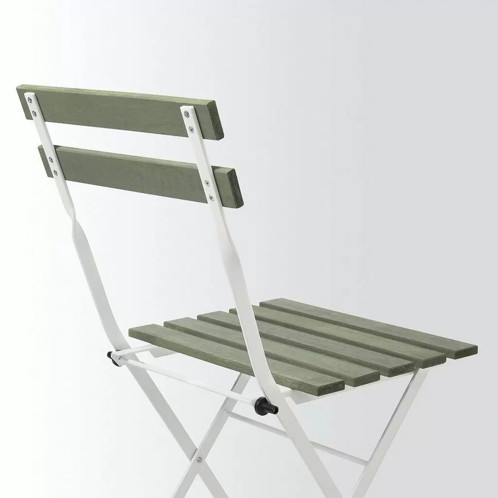 Set mobilă de grădină IKEA Tarno, alb/verde