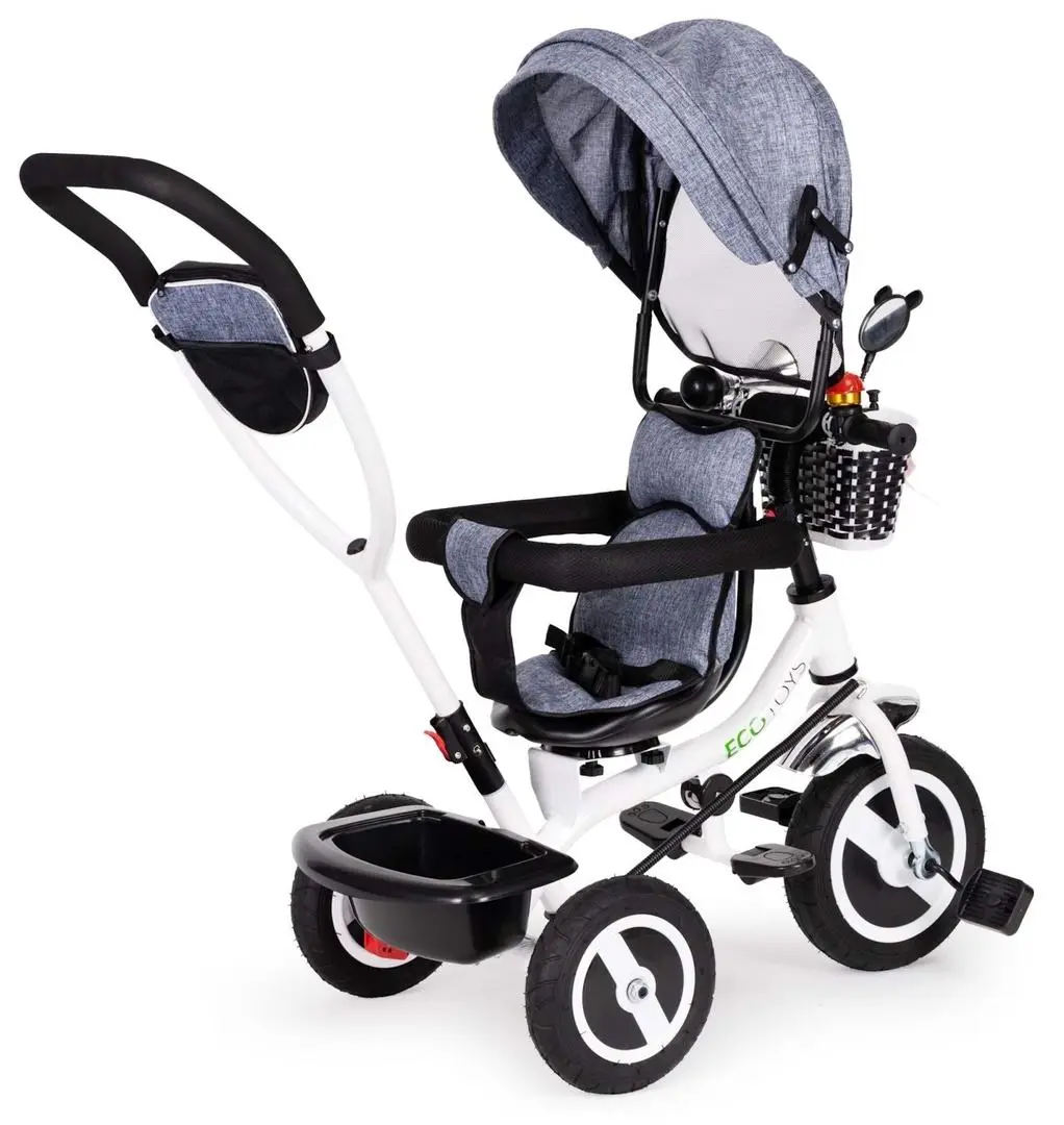 Bicicletă pentru copii Ecotoys JM-066-9L, gri