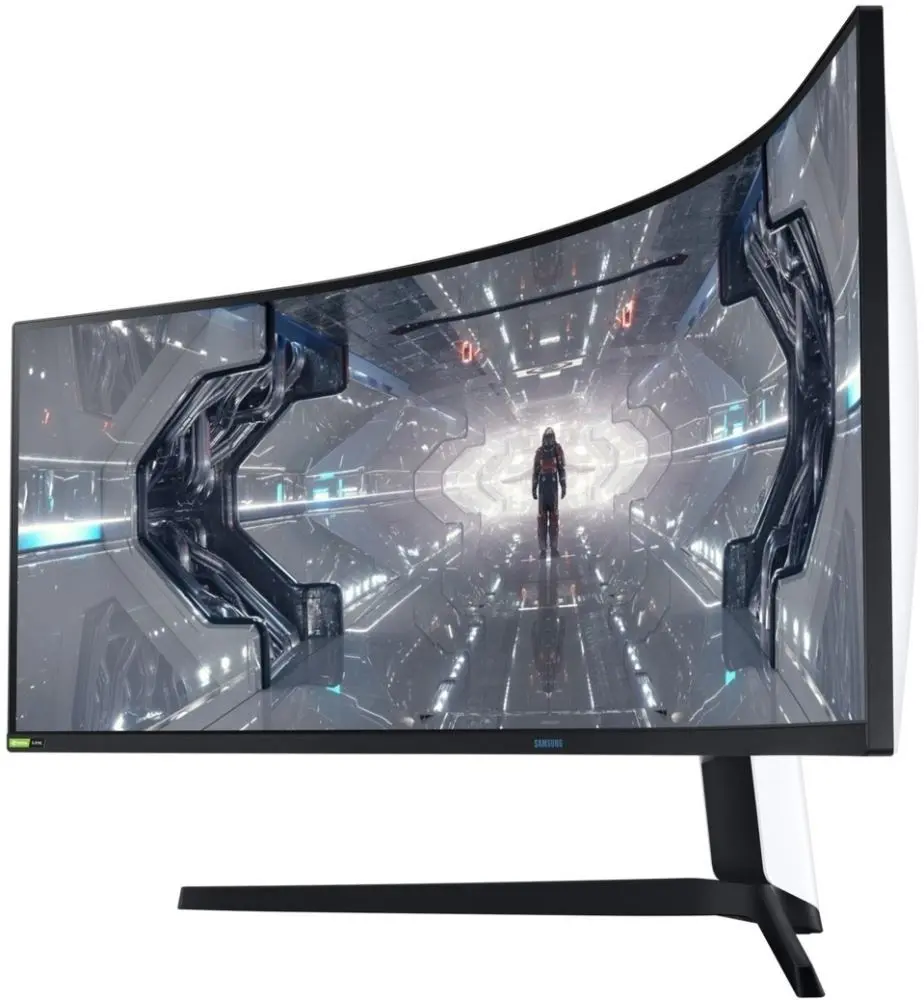 Monitor Samsung C49G95TSS, negru/alb